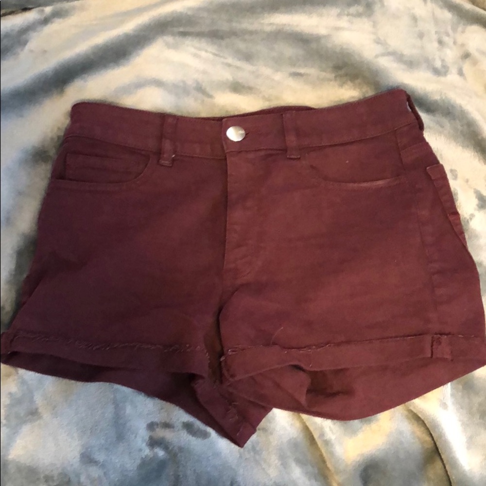 American eagle hi rise shorts
